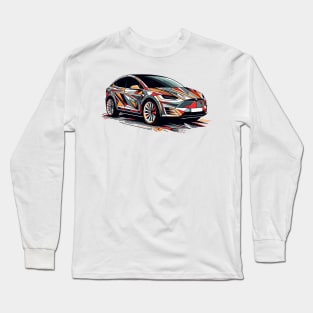 Tesla Model X Long Sleeve T-Shirt